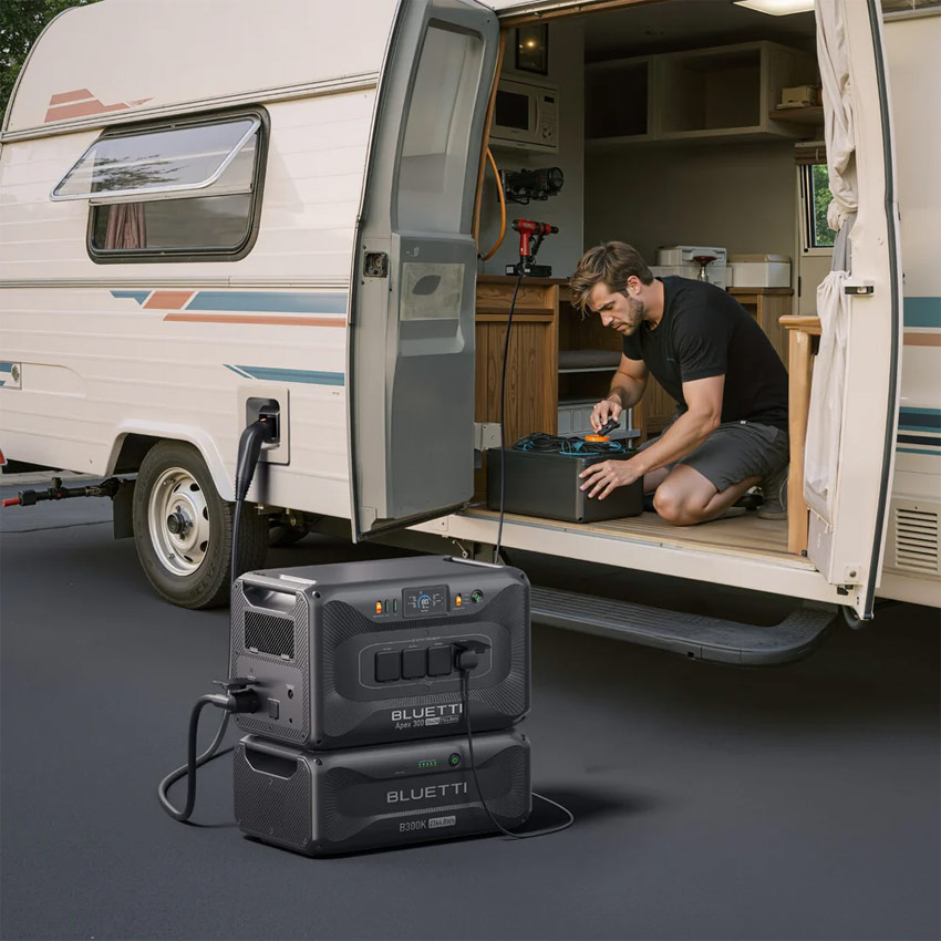 station électrique portable Bluetti APEX300+B300K